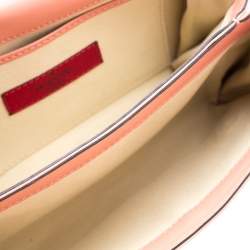 Pre Owned Valentino Pink Leather Va Va Voom Chain Shoulder Bag