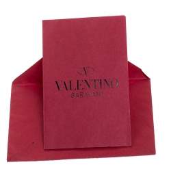Pre Owned Valentino Metallic Gold Leather Petale Rose Satchel