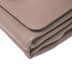 Pre Owned Valentino Beige Leather Medium Va Va Voom Chain Shoulder Bag