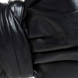 Pre Owned Valentino Black Leather Noeud d'Amour Shoulder Bag