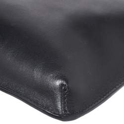 Pre Owned Valentino Black Leather Rockstud Wristlet Clutch