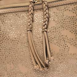 Pre Owned Valentino Beige Leather Demetra Tote