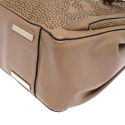 Pre Owned Valentino Beige Leather Demetra Tote