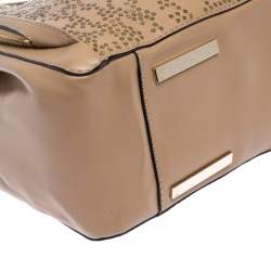 Pre Owned Valentino Beige Leather Demetra Tote