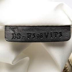 Pre Owned Valentino Cream Leather Rockstud Tote