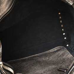 Pre Owned Valentino Metallic Gold Leather Small Rockstud Shopper Tote