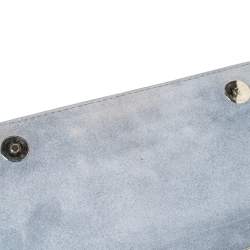 Pre Owned Valentino Grey Leather Va Va Voom Chain Shoulder Bag