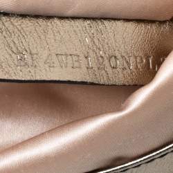 Pre Owned Valentino Metallic Gold Leather Petale Rose Tote