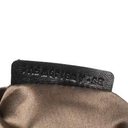 Pre Owned Valentino Beige Canvas, Sequin and Beaded Floral Applique Tote