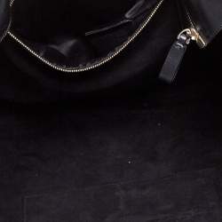 Pre Owned Valentino Black Leather Rockstud Shopper Tote