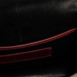 Pre Owned Valentino Multicolor Leather Mini Colorblock Rockstud Glam Lock Bag