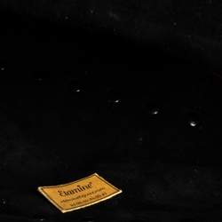 Pre Owned Valentino Black Quilted Soft Crackle Leather Small Rockstud Spike Shoulder Bag