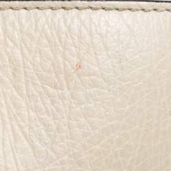 Pre Owned Valentino Beige Leather Small B-Rockstud Shoulder Bag