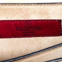 Pre Owned Valentino Beige Leather Small B-Rockstud Shoulder Bag