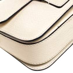 Pre Owned Valentino Beige Leather Small B-Rockstud Shoulder Bag