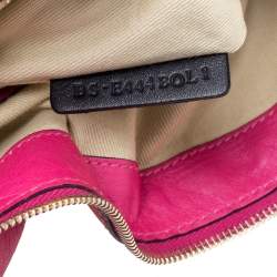 Valentino Fuchsia Leather Rockstud Messenger Bag