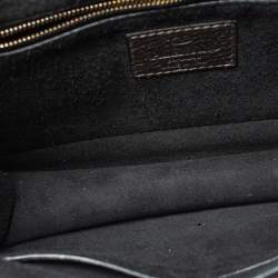 Pre Owned Valentino Metallic Grained Leather Medium Glam Lock Flap Bag