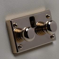 Pre Owned Valentino Neon Pink/White Leather Rockstud Medium Glam Lock Flap Bag