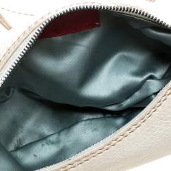 Pre Owned حقيبة ميني فالنتينو V رينغ جلد عاجي