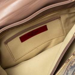 مملوكة مسبقًا Valentino Multicolor Python Aphrodite Top Handle Bag