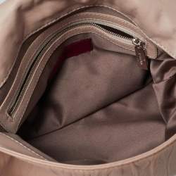 Valentino Beige Crinkled Leather Petal Messenger Bag