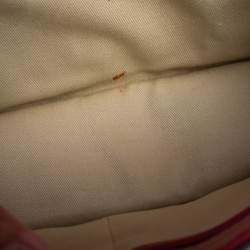 Pre Owned Valentino Red Leather Medium Rockstud Glam Lock Flap Bag