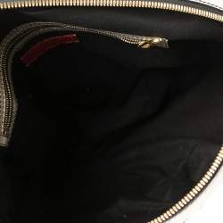 Pre Owned Valentino Metallic Gold Leather Satchel
