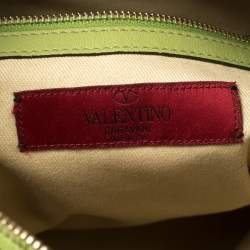 Valentino Blue Denim Rockstud Messenger Bag