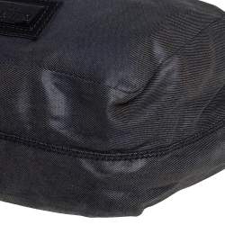 Pre Owned حقيبة هوبو فالنتينو نوغ قماش أسود