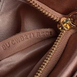 مملوكة مسبقًا حقيبة كلتش فالنتينو ساتان نود وردي بفيونكة 