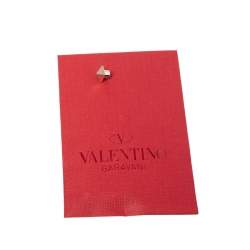 Pre Owned Valentino Black Leather Rockstud Shoulder Bag