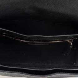 Pre Owned Valentino Black Leather Rockstud Shoulder Bag