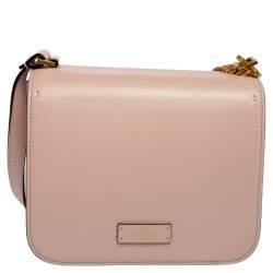 Pre Owned Valentino Pink Leather Small VSling Shoulder Bag