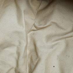 Pre Owned Valentino Black Leather And Fabric VLogo Flap Tote