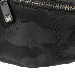 Valentino Black Nylon Rockstud Belt Bag