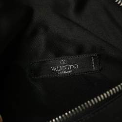 Valentino Black Nylon Rockstud Belt Bag