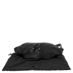 Valentino Black Nylon Rockstud Belt Bag