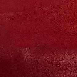 Pre Owned حقيبة كلتش فالنتينو بحمالة معصم و مزين بروكستد جلد أزرق فاتح