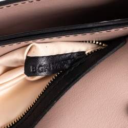 مملوكة مسبقًا حقيبة كلتش فالنتينو حمالة معصم روكستد جلد أسود