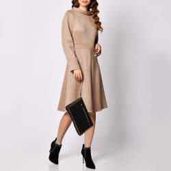 مملوكة مسبقًا حقيبة كلتش فالنتينو حمالة معصم روكستد جلد أسود