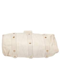 مملوكة مسبقًا حقيبة كتف فالنتينو ڨي لوغو جلد بيج ذات قلاب