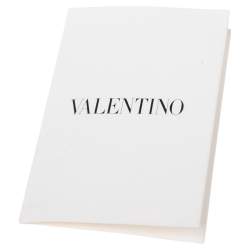 مملوكة مسبقًا حقيبة كتف فالنتينو ڨي لوغو جلد بيج ذات قلاب