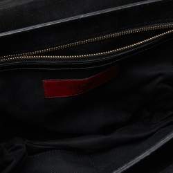 Valentino Black Patent Leather Shoulder Bag