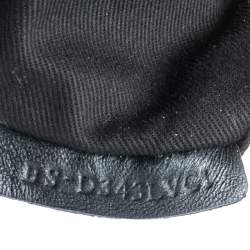 Pre Owned Valentino Grey/Black Lace Print Coated Canvas and Leather Shopper Tote