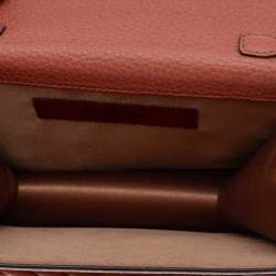 Pre Owned Valentino Brown Leather Chain Shoulder Bag