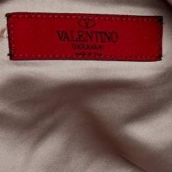 Pre Owned Valentino Grey Leather Bow Satchel