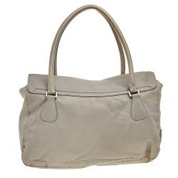 Pre Owned Valentino Grey Leather Bow Satchel