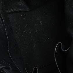 مملوكة مسبقًا حقيبة يد توتس فالنتينو شوبر فا فا فوم جلد أسود روكستد كبيرة 