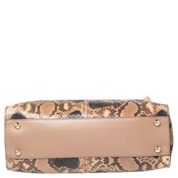 مملوكة مسبقًا حقيبة فالنتينو افروديت جلد وجلد ثعبات متعدد الألوان بيد علوية