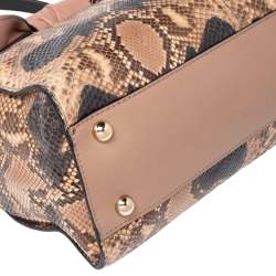 مملوكة مسبقًا حقيبة فالنتينو افروديت جلد وجلد ثعبات متعدد الألوان بيد علوية